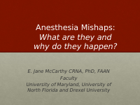 Anesthesia mishaps.ppt